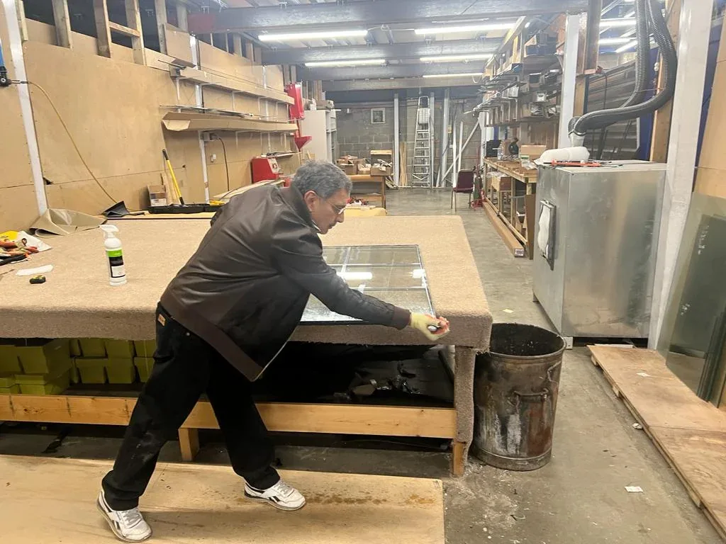 Glass production in the CSU factory