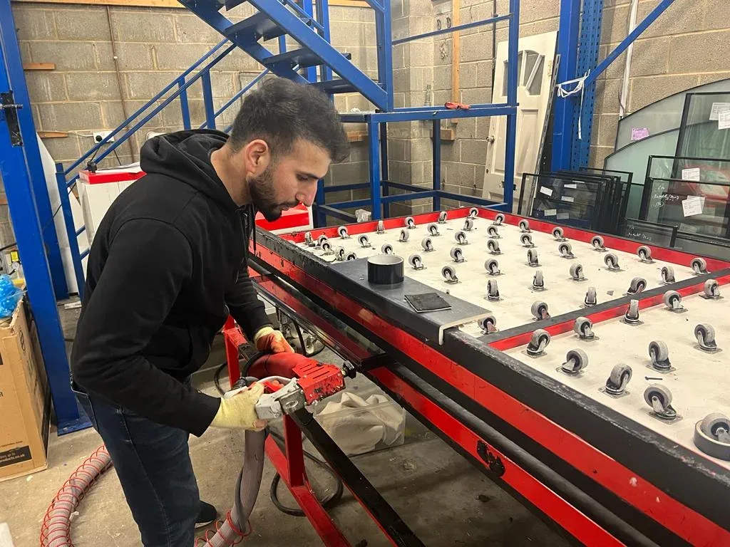 Sealing line at the CSU High Wycombe factory