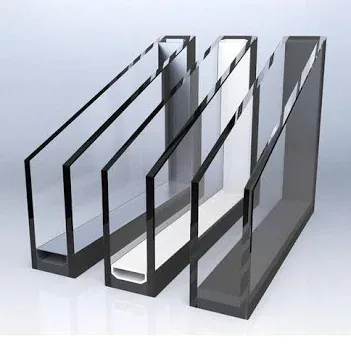 Corner detail of a double glazed sealed unit