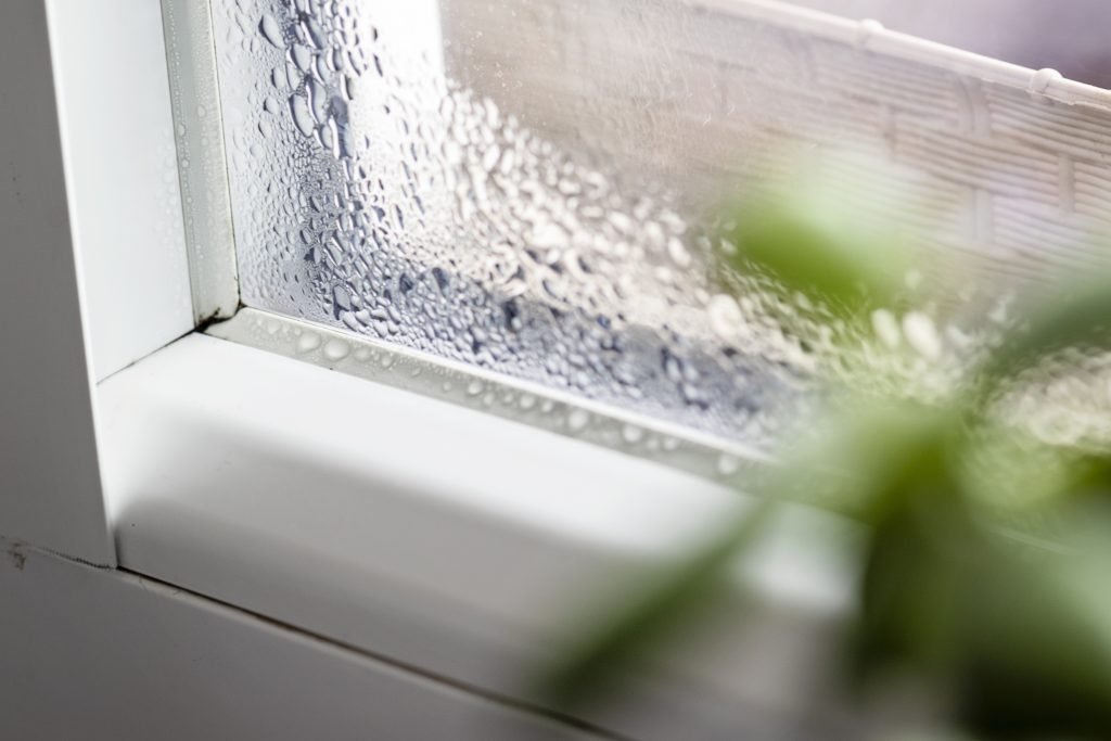 External condensation on a high-performance double glazed unit