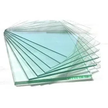 Clear float glass pane