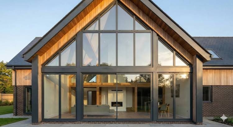 Gable-end shaped sealed unit